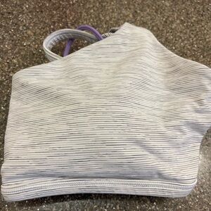 Lululemon Athletica Gray and Purple Sports Bra